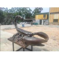 China Paint Outdoor Scorpion Sculptures , Outdoor Bronze Animal Statues factory