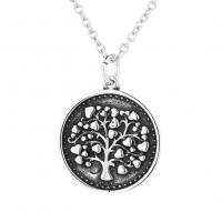 Quality 14.4in 10g Chroker Sterling Silver Necklace X18 Tree Of Life Pendant for sale