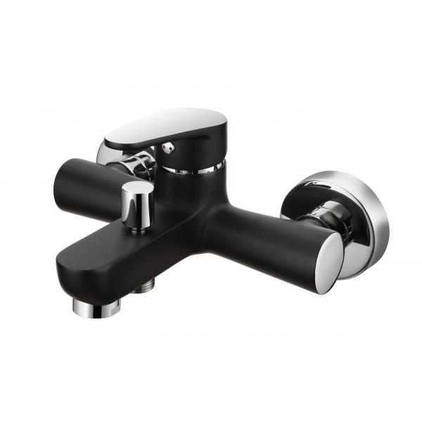 Quality Wall Mounted Brass Bath Shower Faucet Single-Lever Bath Mixer Tap for sale