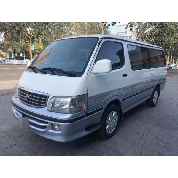Quality 13 Seats Diesel Toyota Used Mini Bus With AC Equip No Accident 2015 Year for sale