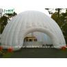 China 8m dia. trade show led light inflatable dome tent made of best pvc coated nylon factory