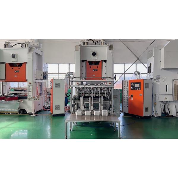 Quality 3Phase 800KN Food Grade Packing Container Box Aluminum Foil Container Production Line for sale