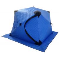 China 180X180X145CM Cotton Ice Fishing Pop Up Winter Shelter Blue Waterproof Coated Composite factory