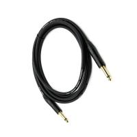 China Black Braided Instrument Cable For Bass , 20ft Audio Cable For Guitar factory