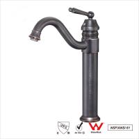 China Oil Rubbed Bronze Water Mixer Tap , Concrete Chrome Basin Faucet factory