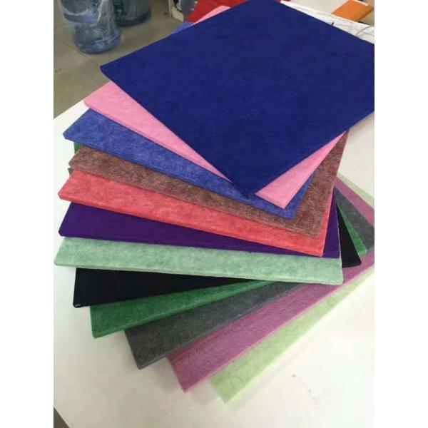 Quality 4.2kg Polyester Fiber Sound Acoustic Panel / Soundproof Panels For Walls for sale