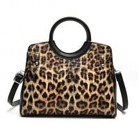 China Large Capacity Women Shoulder Handbag Leopard Printed Fashionable Shoulder Bag factory