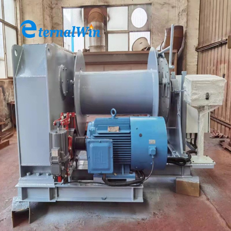 China 20m/Min Speed Marine Electric Winch For Heavy Duty On Steel Vessels factory