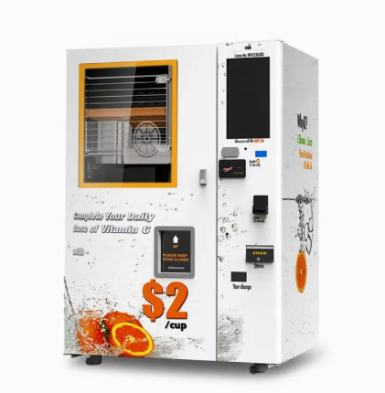 Quality Fruit Retail Commercial Vending Machine Automatic Electric Orange Squeezer for sale