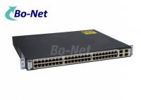 China 3750 48 Port Layer 3 Managed Gigabit Ethernet Stackable Used Cisco Switches WS-C3750G-48PS-S factory
