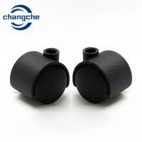 China 11mm Thread Size Office Chair Castor Wheels with Grip Ring Stem 20mm Thread Length factory