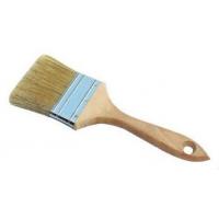 China White Polyester Bristle Brush 3 Inch Chip Brush Natural Wood Handle factory