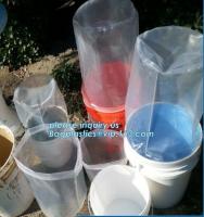 China Plastic Heavy Duty Plastic Bags Square Bottom Inner Drum Rubbish Bin Liner factory