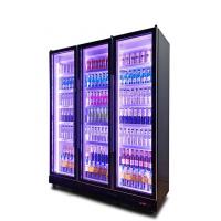 China R404a Commerce Beer Chiller Cabinets Vertical Showcase Fridge For Beverage factory