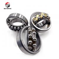 China Chrome Steel Material 2201 Steel Cage Double Row Self-aligning Ball Bearing factory