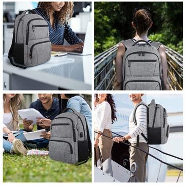 China Water Resistant Laptop Backpack Business Travel Slim Durable Anti Theft Laptops Backpack USBCharging factory