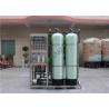 China PLC Control FRP Water Treatment Plant / Deionized Industrial Reverse Osmosis Plant factory