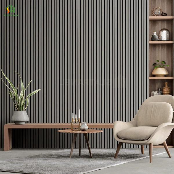 Quality Factory Direct Sales Noise Reduction Soundproof Wall Panels Indoor Acoustic Slat Wall Panel for sale