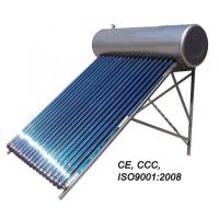 China pressurized heat pipe solar water heater factory