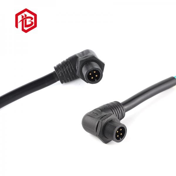 Quality Right Angle M14 IP67 Watertight Cable Connector 2 To 4 Pin For Driver Power​ for sale