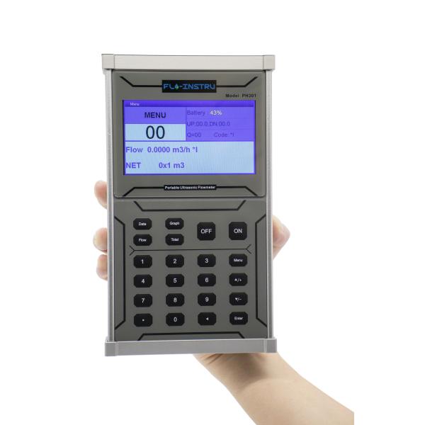 Quality Portable Ultrasonic Flow Meter for Single Medium Liquid for sale
