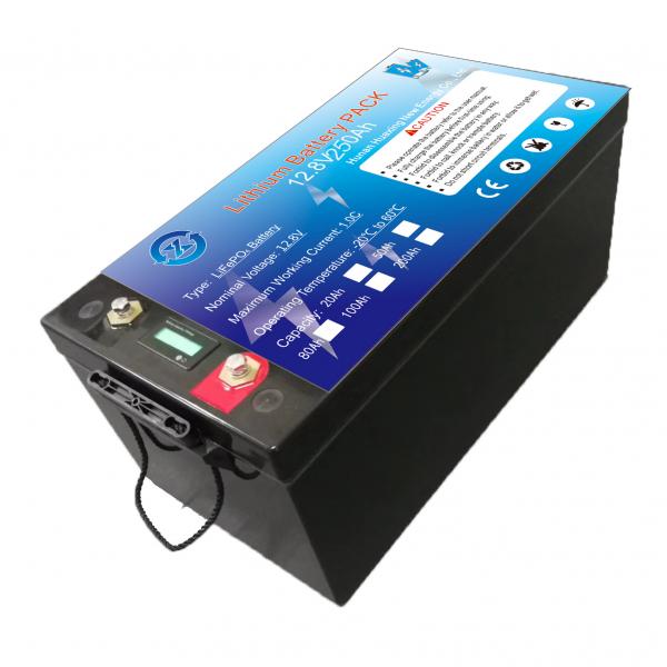 Quality Lithium Ion Battery 12v 250ah Deep Cycle LiFePO4 Battery for UPS/RV/Solar for sale