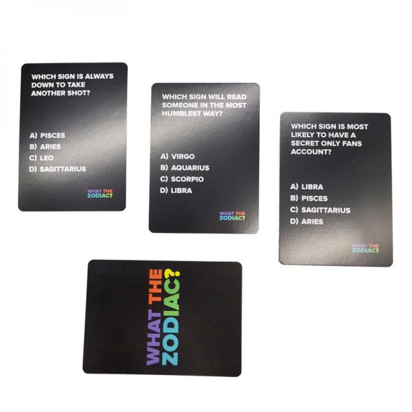 Quality 300gsm Drinking Game Cards Diy for sale