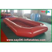 China Inflatable Water Game 5 X 2.5m Outdoor Pvc Small Inflatable Water Swimming  Pool For Kids factory