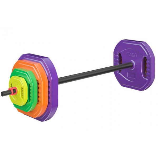 Quality Cement Sand Fitness Weight Plates Environmental Gym Dumbbell Plate With Barbell for sale