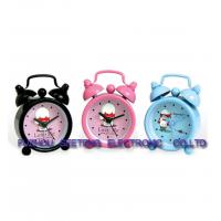 China desktop clock alarm clock lovely design plastic colorful material factory