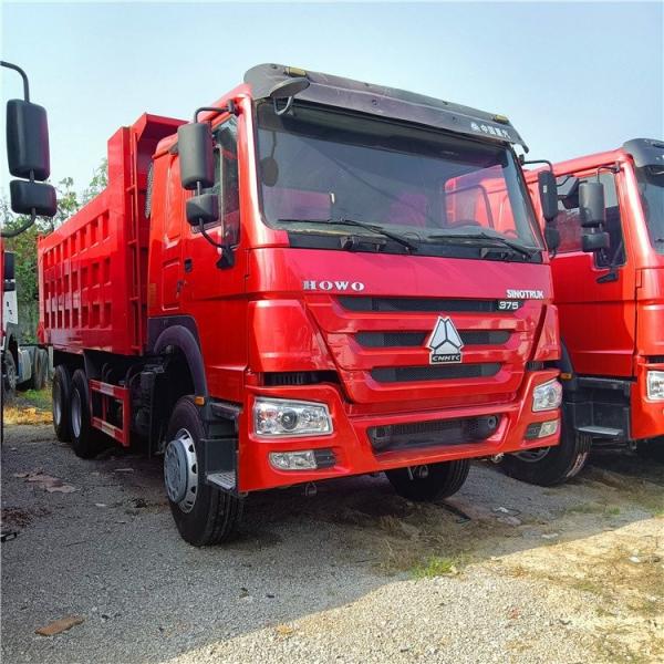 Quality Low Mileage Second Hand Dump Truck Used HOWO Truck With New Used Tires for sale