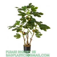 China Artificial Plant Ficus Carica Fruit Plant Bonsai Tree Faux Plant Indoor Home Decor Plant Potted Plant Home factory