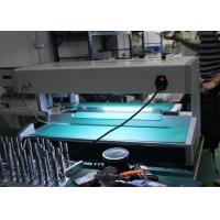 China Stainless Steel PCB Depaneling Equipment 400mm Cutting Length LED Light Equipped Blade Moving PCB Separator HS-203 factory