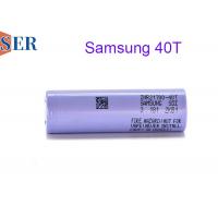 Quality Quality High drain type INR21700 40T Samsung Li-ion Battery 3.6V Cylindrical for sale
