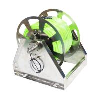 China SS304 Fiber Optic Cable Drum Slip Ring Rotary Joint Hand Crank Cable Reel factory