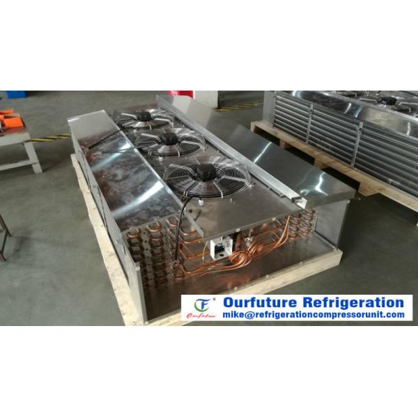 Quality Twin Air Blowing On Opposite Direction Unit Cooler Evaporator For Supermarket for sale