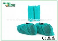 China Blue White Green Color Breathable Disposable Non-Woven Shoe Cover for keep clean factory