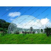 China Outdoor Dome Shaped Tent With Inside Decoration , Customized Transparent Dome Tent factory
