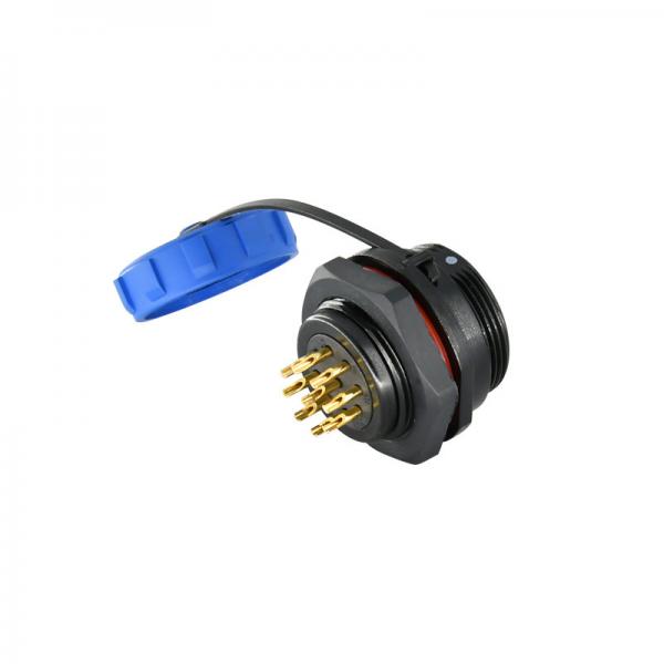 Quality PPS Insert Circular Plastic Connectors 5 Pin IP67 Waterproof Crimp Termination for sale