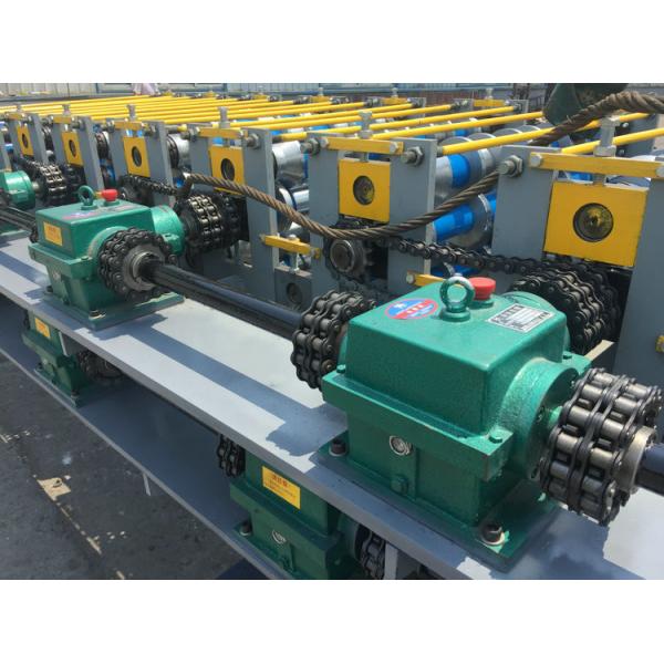Quality Trapezoidal Roof Panel Roll Forming Machine 33 Ksi - 50 Ksi Yield Stress for sale
