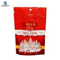 China 3.5g Custom Weed Packaging Bags Plastic Mylar Ziplock Bags With Window factory
