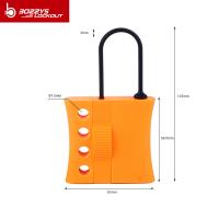 Quality BOSHI New Product 4 Holes Nylon Body Material Lockout Hasp For Workplace for sale