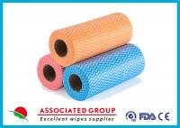 China Yellow Red Blue Wavy Line Printed Non Woven Roll for Agriculture , Bag Use factory