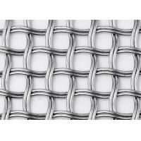 Quality Stainless Steel Facades Decoration Double Crimped Mesh For Architectural Woven for sale