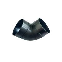China Heater Spare Parts Black Elbow Corrugated Plastic Pipe For 2KW Air Parking Heater Ducting factory