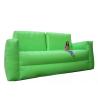 China Soft Green Inflatable Chair Sofa For Homes Use , Portable Inflatable Sofa Chair factory