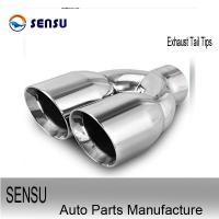 China Polished Stainless Steel Exhaust Parts Clamp On 4 Inch SS304 Exhaust Pipe Tips factory
