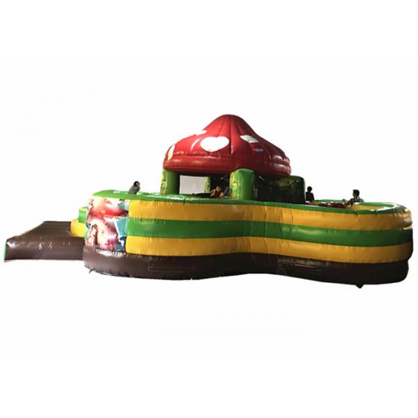 Quality Inflatable Mushroom Fun City Round Shape UV - Resistance NO Lead for sale