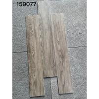 Quality Authentic Wood Pattern Ceramic Tile 10mm Glossy Antibacterial Grain Surface for sale