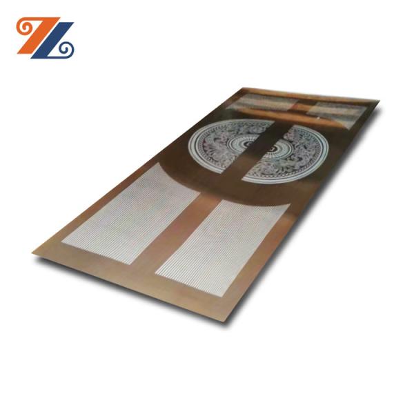 Quality Etching 316l Stainless Steel Mirror Sheet for sale